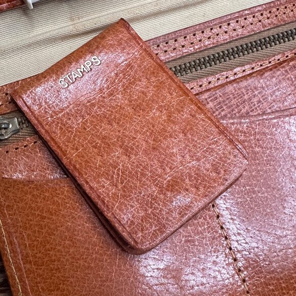 Vintage Pocket Book With Pencil Address book London 100% Pig Skin Wallet - Picture 13 of 16